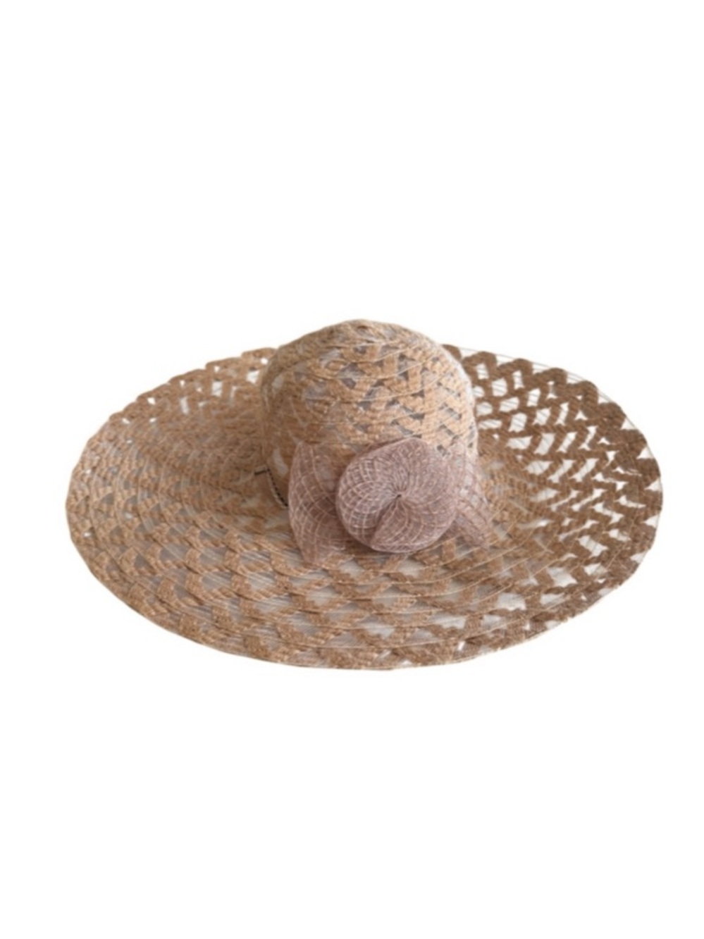 Elegant Organza Sun Hat